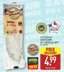 ALDI Saucisson de l'ardèche igp offre
