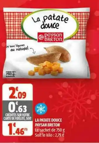 Coccinelle Supermarché La Patate Douce Paysan Breton offre