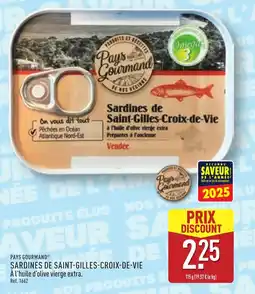 ALDI Sardines de saint gilles croix de vie offre