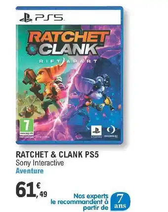 E.Leclerc Ratchet & Clank Ps5 offre