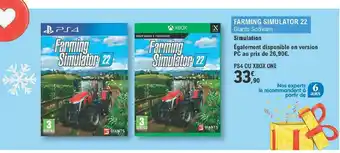 E.Leclerc Farming Simulator 22 Ps4 Ou Xbox One offre
