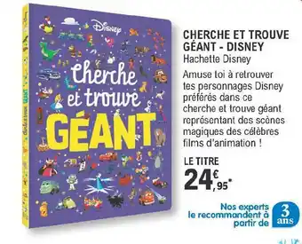 E.Leclerc Cherche Et Trouve Géant - Disney offre