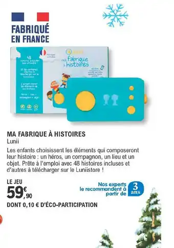 Ma Fabrique Ă Histoires -lunii