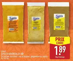 ALDI Épices orientales offre