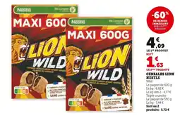 Hyper U NESTLE Céréales lion offre