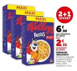Hyper U Kellogg's Cereales offre