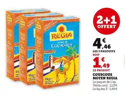 Hyper U REGIA Couscous Moyen offre