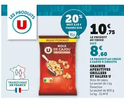 Hyper U U Noix de cajou offre
