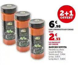Hyper U DIVITA Sauces offre