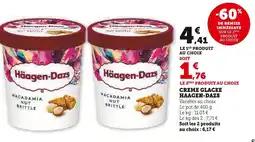 Hyper U HAAGEN-DAZS CREME GLACEE offre