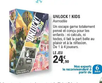 E.Leclerc Unlock ! Kids - Asmodée offre
