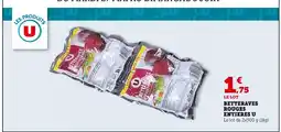 Hyper U U Betteraves rouges entières offre