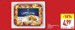 ALDI Cannelloni ricotta épinard offre