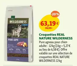 Maxi Zoo REAL NATURE Croquette wilderness offre