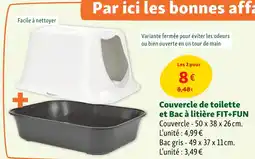 Maxi Zoo FIT+FUN Couvercle de toilette et bac à litière offre
