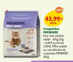 Maxi Zoo PREMIERE Croquettes offre