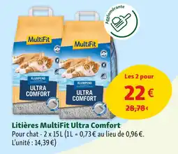 MultiFit Litières ultra comfort