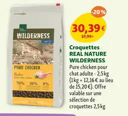 Maxi Zoo Real Nature Croquettes wilderness offre