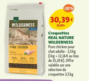 Maxi Zoo Real Nature Croquettes wilderness offre