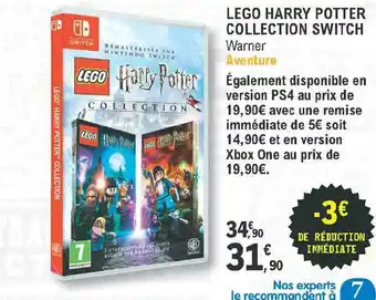 E.Leclerc Lego Harry Potter Collection Switch - Warner offre