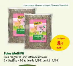 Maxi Zoo MultiFit Foins MultiFit offre