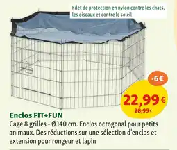 Maxi Zoo FIT+FUN Enclos offre