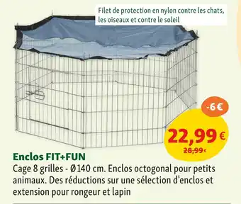 Maxi Zoo FIT+FUN Enclos offre