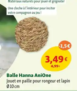 Maxi Zoo AniOne Balle hanna offre