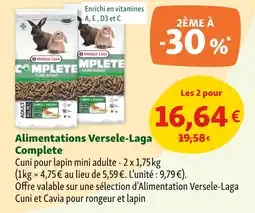 Maxi Zoo Versele-Laga Alimentations versele-laga complete offre
