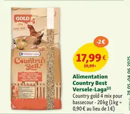 Maxi Zoo Versele-Laga Alimentation country best offre
