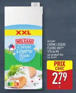 ALDI MILSANI Crème légère fluide uht offre