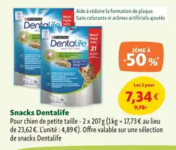 Maxi Zoo Purina Snacks Dentalife offre