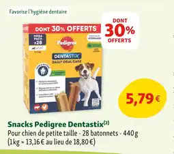 Maxi Zoo Pedigree Snacks dentastix offre