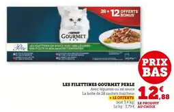 Super U PURINA Les filettines gourmet perle offre
