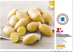 Super U Pomme de Terre de Consommation offre