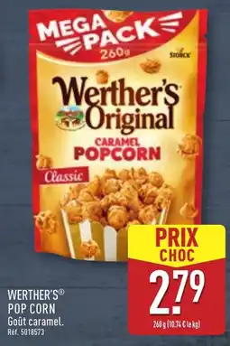 ALDI Werther's pop corn offre
