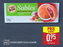 C'TRO BON Sablés fourrés noisettes & cacao