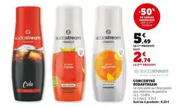 Super U SODASTREAM Concentré Sodastream offre