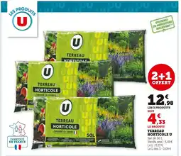Super U U TERREAU HORTICOLE offre