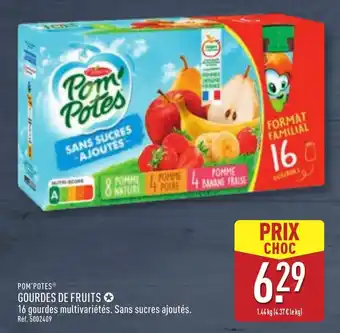 ALDI POM'POTES Gourdes de fruits offre