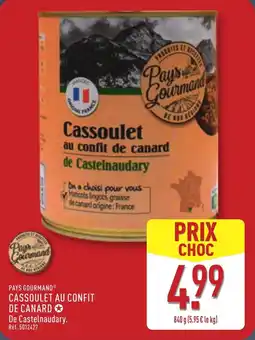 ALDI PAYS GOURMAND Cassoulet au confit de canard offre