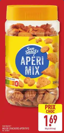 ALDI Sun snacks mix de crackers apéritifs offre