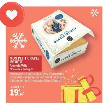 E.Leclerc Mon Petit Oracle Intuitif - Amanda Wild offre