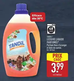 ALDI Tandil lessive liquide parfumée offre