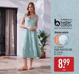 ALDI Robe mousseline offre