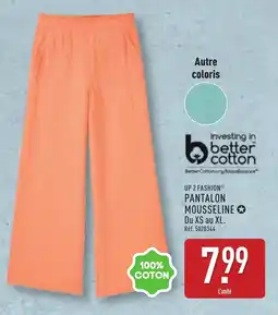 ALDI Pantalon mousseline offre