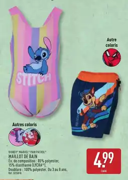 ALDI Maillot de bain offre
