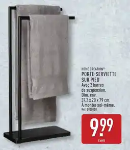 ALDI Home creation porte-serviette sur pied offre