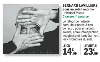 E.Leclerc Bernard Lavilliers - Sous Un Soleil énorme offre
