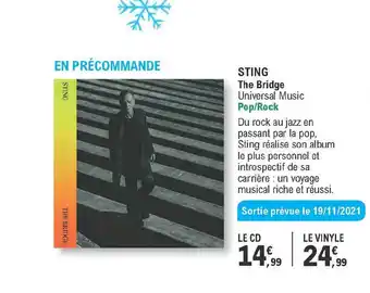 E.Leclerc Sting - The Bridge offre